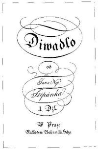 Titulní list knižního vydání her Jana Nepomuka Štěpánka.