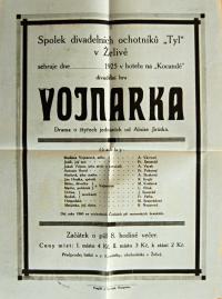 Želiv, Tyl, Vojnarka - plakát, 1925