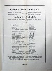 Tábor, Intimní scéna, Strakonický dudák, 1929
