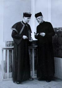 Praha-Kobylisy, Lidové divadlo, Souboj talárů, 1942