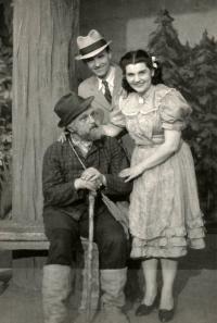 Praha-Kobylisy, Lidové divadlo, Tajemství lesní samoty, 1948