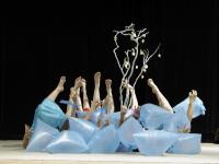 Bechyně, vystoupení účastníků dílny, Divadlo v trávě Bechyně 2002