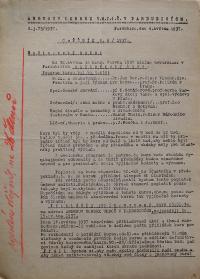 Pardubice, Spolek divadelních ochotníků, Korespondence, 1937