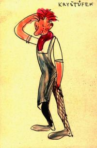 Praha-Žižkov, Žižkovské divadlo OB, Lumpacivagabundus, návrh kostýmu Jiří Srb, 1959