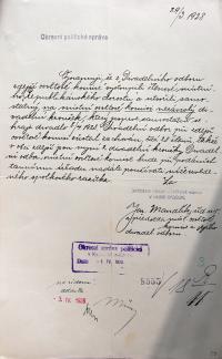 Horní Radouň, Republikánský dorost, vznik souboru, 1928