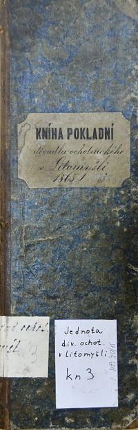 Litomyšl, Jednota divadelních ochotníků, Kniha pokladní, 1865 - 1875
