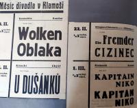 Klamoš, Měsíc divadel, plakát 1942