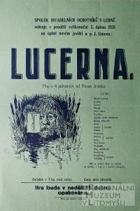 Lubná, SDO, Lucerna - plakát, 1926
