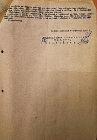 Slatiňany, Vrchlický, přihláška do krajské soutěže, 1954