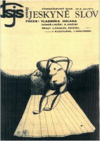 Brno, Divadelní studio Josefa Skřivana, Jeskyně slov, plakát, 1983