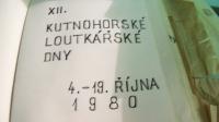Kutná Hora, Kutnohorské loutkářské dny, kronika přehlídky, 1980