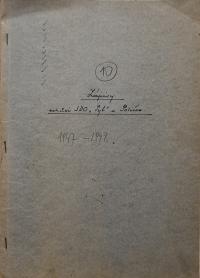 Polička, Spolek divadelních ochotníků, Zápisy ze schůzí, 1947 - 1948