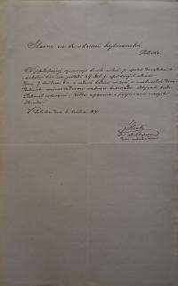 Polička, Ochotníci, oznámení o mimořádné valné hromadě, 1873