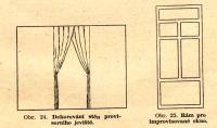 Cimler, František, Praktické jeviště, obr. 24, 25, rám okna, 1946