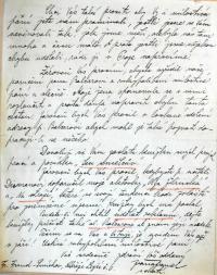 Štein-Táborský, Praha-Smíchov, Bělá pod Bezdězem, Fr. Francl, Společný letní byt v Bělé, s. 4, 1923