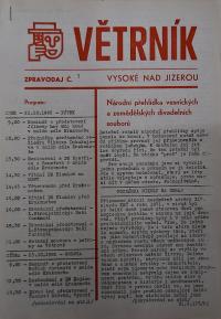 Hradec Králové, Krajské kulturní středisko, Impuls, Vysoké nad Jizerou, NP Krakonošův divadelní podzim, 1982