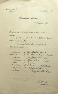 Nový Etynk, Jednota divadelních ochotníků, oznámení o činnosti, 1932