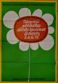 Svitavy, Národní přehlídka dětské recitace - plakát, 1975