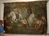 Chlum, opona Oldřich a Božena,  před restaurováním 2012