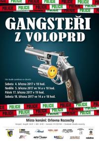 Rozsochy, Rozsošský divadelní spolek, Gangsteři z Voloprd - plakát, 2017