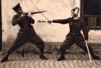 Hostomice, Výpad, František Hrdlička a Karel Semš, 193x