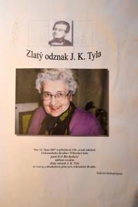 Přibyslav, Divadelní Přibyslav 2007, Eva Bechyňová - Zlatý odznak J. K. Tyla
