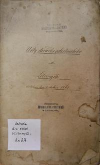 Litomyšl, Jednota divadelních ochotníků, Kniha účetní, 1862