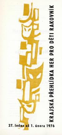 Rakovník, 3. KP divadelních her pro děti, programová brožura, 1976