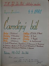 Josefův Důl, J. K. Tyl, spolková kronika, 1975 - 1997