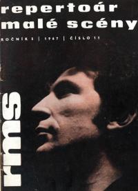 Repertoár malé scény, titulní strana, 1967/11