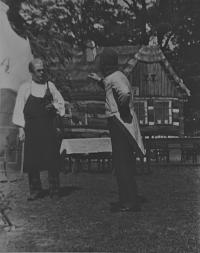 Lysá nad Labem, výstava DIVADLO JE PODIVUHODNÁ VĚC..., výstavní panel, 2018