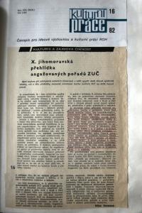 Třebíč, Mladá scéna, O mluvící kočce Drdle, Třebíč, KP Jihomoravská přehlídka angažovaných pořadů ZUČ, 1982