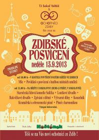 Zdiby, Ochotníci, Posvícení - plakát, 2013