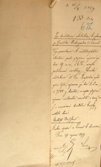 Pacov, SDO, Zkouška státníkova, zamítnutí představení, 1879