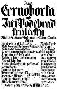 Sadská, plakát Šmídovy společnosti, 1858