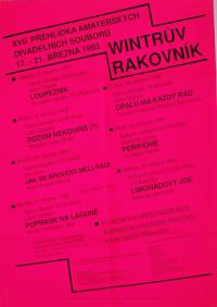 Rakovník, KP Wintrův Rakovník, plakát, 1993