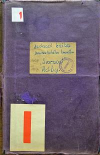 Ráby, Svornost, Jednací kniha, 1948 - 1956