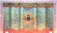 Mnichovo Hradiště, zámecké divadlo, opona, autor neznámý, pro knihu upravil MT
