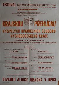 Hradec Králové, Krajské kulturní středisko, Impuls, Úpice, KP s výběrem na Jiráskův Hronov a NP RSDH Svitavy, 1979