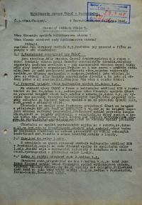 Pardubice, Spolek divadelních ochotníků, Korespondence, 1948