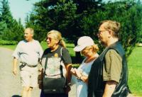 Hronov, CP Jiráskův Hronov a II. Festival Středoevropské sekce AITA/IATA, setkání zahraničích účastníků na Turově, 2000