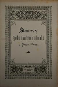 Nová Paka, SDO, Stanovy, 1892
