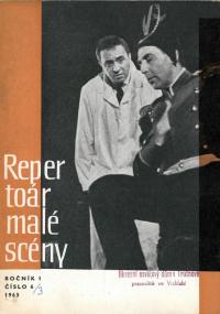 Repertoár malé scény, titulní strana, 1963/6