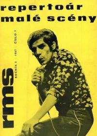 Repertoár malé scény, titulní strana, 1967/7