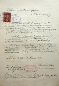 Častrov, Vrchlický, Existenční minimum, 1926