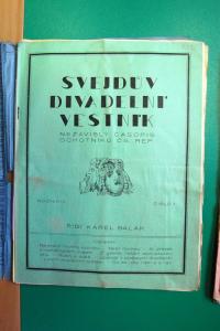 Švejda František, Švejdův divadelní věstník, 1931