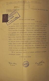 Chrudim, Učednická besídka, Divotvorný klobouk, 1924