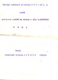 Ostrava, Aureko, Fera - program, 1985