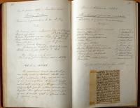 Chrast, Tyl, Památní kniha divadelního spolku, 1880