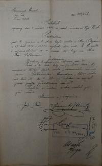 Smidary, Raimund Chroust, Ve znamení kříže, 1914